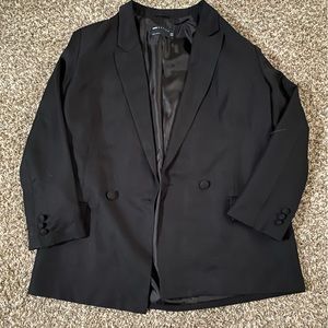 Black ASOS Blazer - pocket detail and button closure